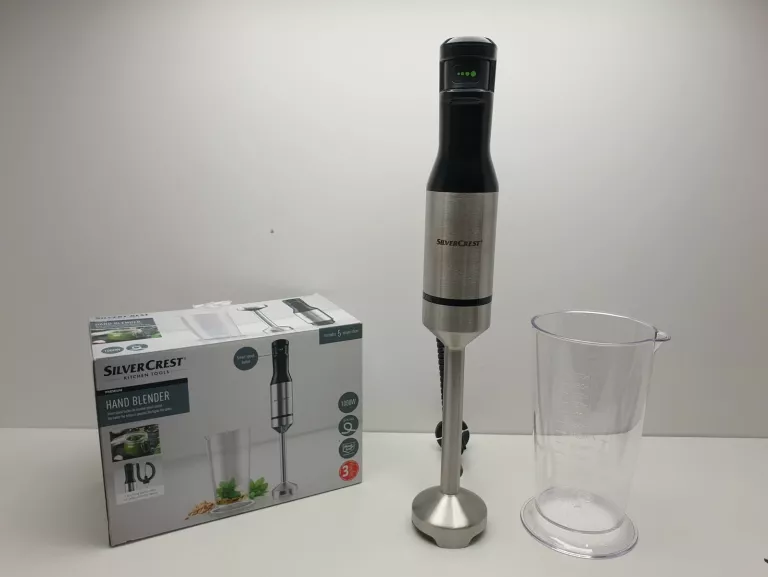 BLENDER RĘCZNY SILVERCREST SMART SPEED SMSS 1000 A 1000W KOMPLET