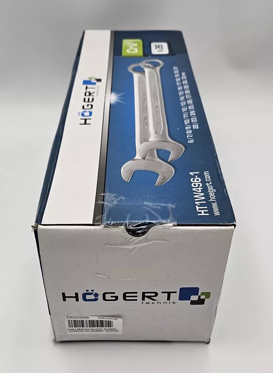 ZESTAW KLUCZY PŁASKO OCZKOWYCH HÖGERT TECHNIK HT1W496-1
