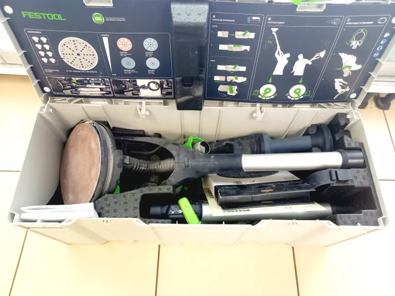 SZLIFIERKA ŻYRAFA FESTOOL LED PLANEX LHS2 225 EQI-PLUS