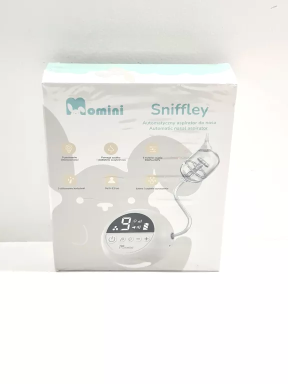 ASPIRATOR AUTOMATYCZNY DO NOSA MOMINI SNIFFLEY ZAFOLIOWANY