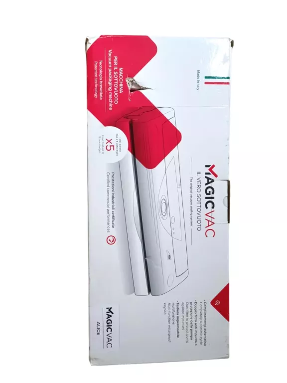 PAKOWARKA ZGRZEWARKA DO ŻYWNOŚCI DOMOWA ALICE OD MAGIC VAC + WORKI