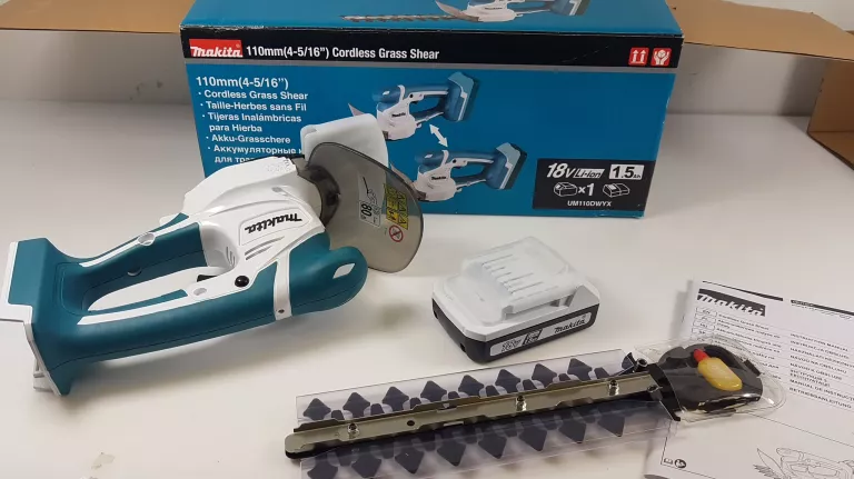NOŻYCE OGRODOWE DO ŻYWOPŁOTU 26CM MAKITA UM110DWYX 18V G 1X 1,5AH