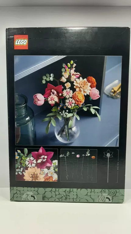 KLOCKI LEGO BOTANICALS PIĘKNY BUKIET RÓŻOWYCH KWIATÓW 10342