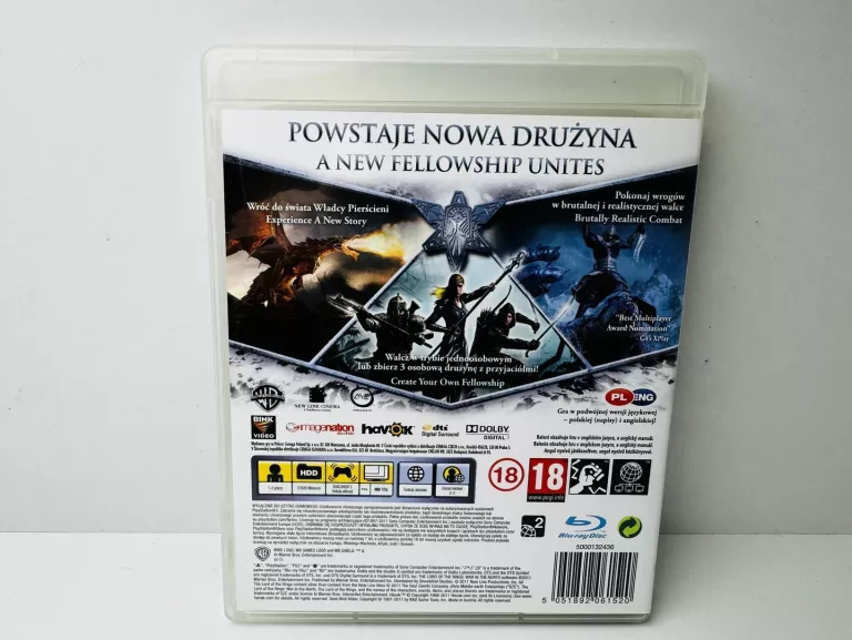 GRA PS3 WŁADCA PIERŚCIENI WOJNA NA PÓŁNOCY