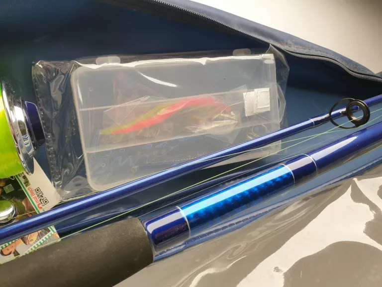 WĘDKA Z KOŁOWROTKIEM I AKCESORIAMI W ETUI CRIVIT PILKANGEL 220-2