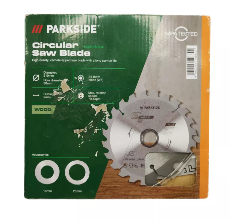 PARKSIDE TARCZA DO PILARKI O 210 MM, 1 SZTUKA, 24 ZĘBY DREWNO