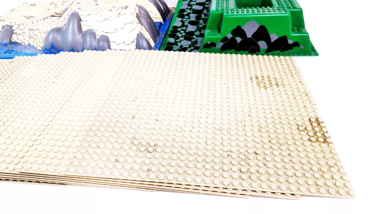 LEGO PŁYTY KONSTRUKCYJNE 7 X PUSTYNNA TAN 32X32 / CITY 7047 / CASTLE 6086