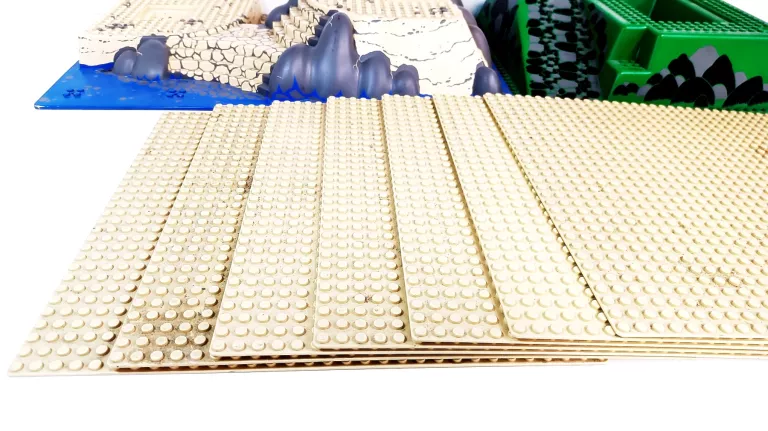 LEGO PŁYTY KONSTRUKCYJNE 7 X PUSTYNNA TAN 32X32 / CITY 7047 / CASTLE 6086