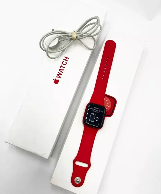 APPLE WATCH SERIES 8 41MM RED SPORT BAND KOMPLET