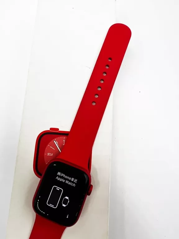 APPLE WATCH SERIES 8 41MM RED SPORT BAND KOMPLET