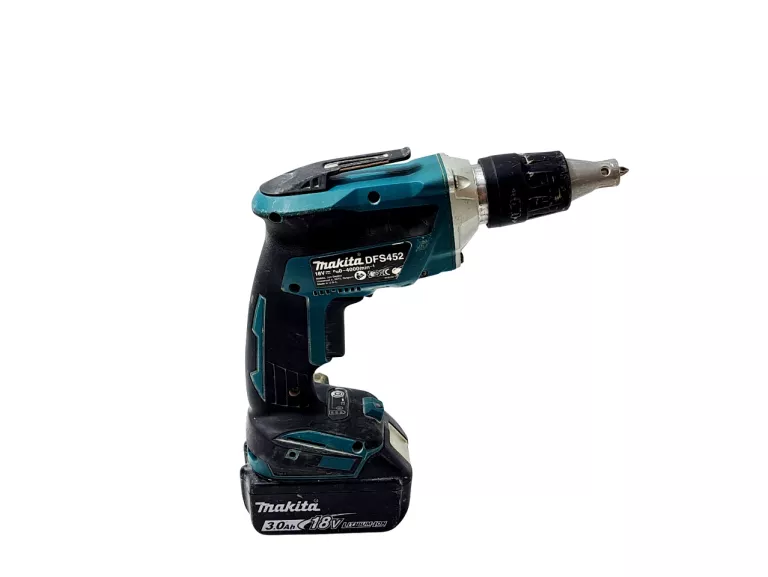 WKRĘTARKA DO GLAZURY MAKITA DFS 452 18V + AKUMULATOR 3.0 AH + WALIZKA