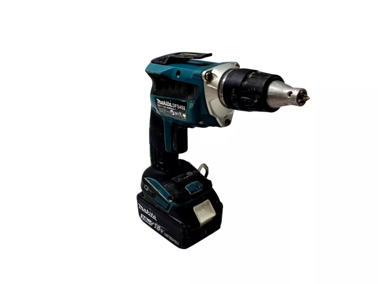 WKRĘTARKA DO GLAZURY MAKITA DFS 452 18V + AKUMULATOR 3.0 AH + WALIZKA