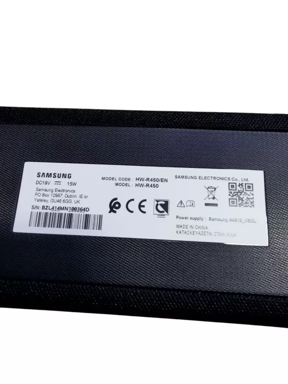 SOUNDBAR SAMSUNG HW R450 PS-WR45B PILOT