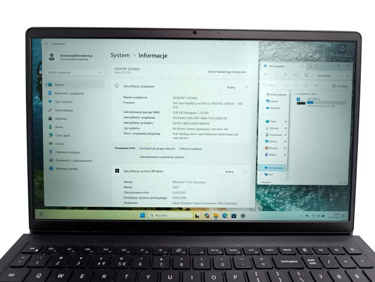 LAPTOP DELL VOSTRO 15 3510, I3-1115G4, 8 GB RAM, 256 GB