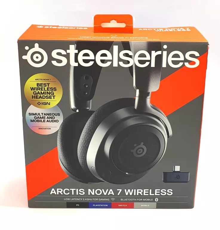 SŁUCHAWKI GAMINGOWE STEELSERIES ARCTIS NOVA 7 - GWARANCJA!!