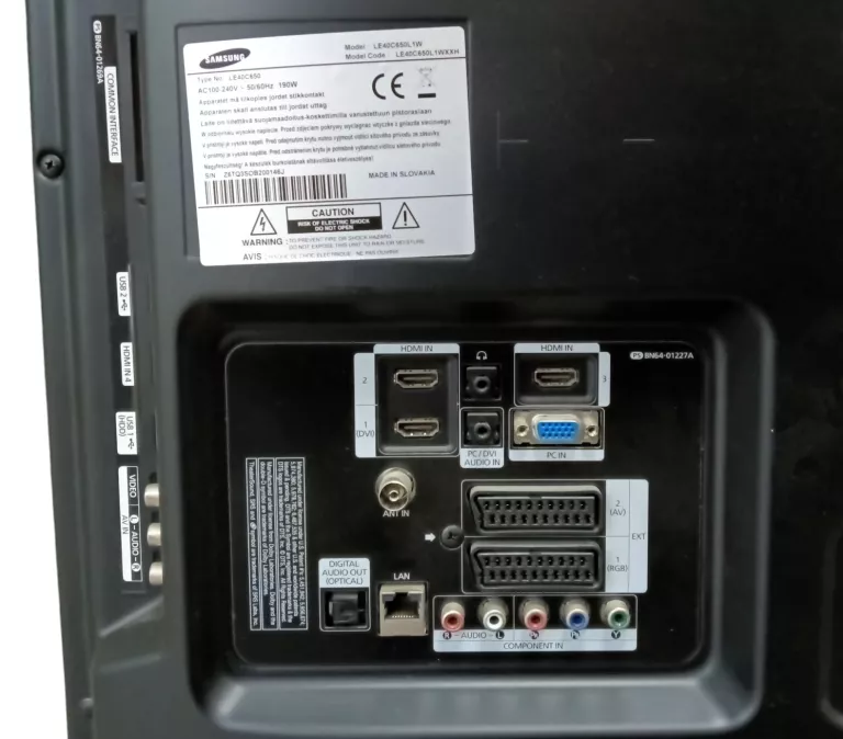 SAMSUNG LE40C650