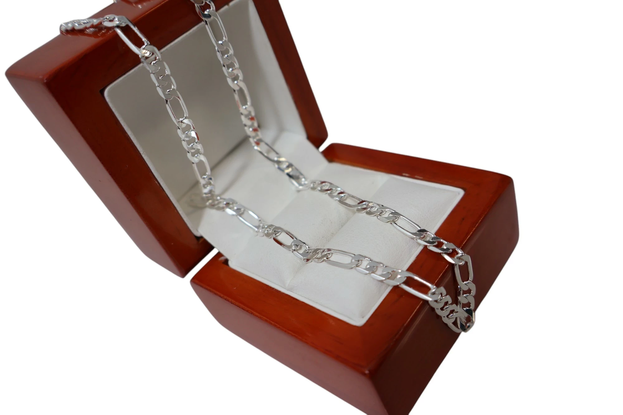 sliczny-srebrny-lancuszek-wzor-figaro-tuwima-4-slupsk