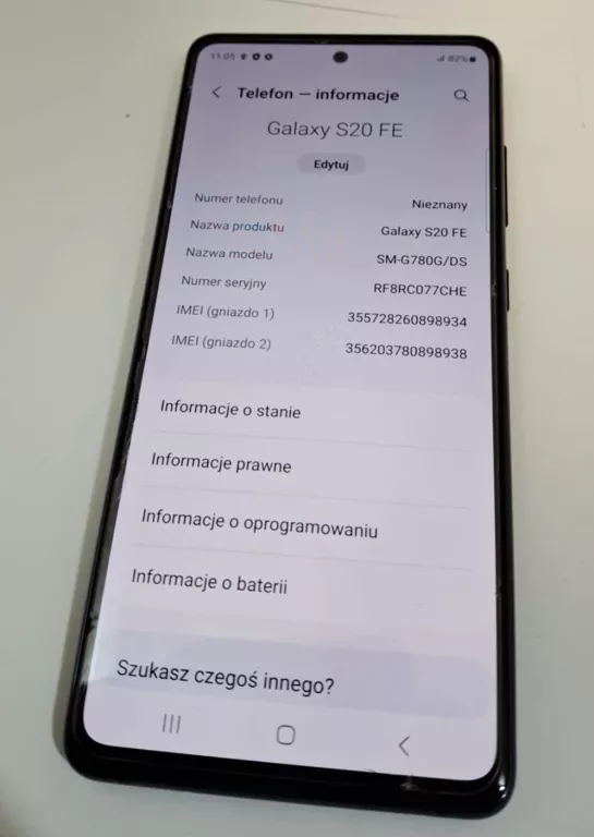 TELEFON SAMSUNG GALAXY S20 FE 256GB