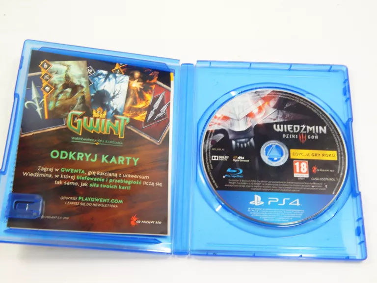 WIEDŹMIN 3 DZIKI GON PS4 POLSKI DUBBING PL GRA PS4