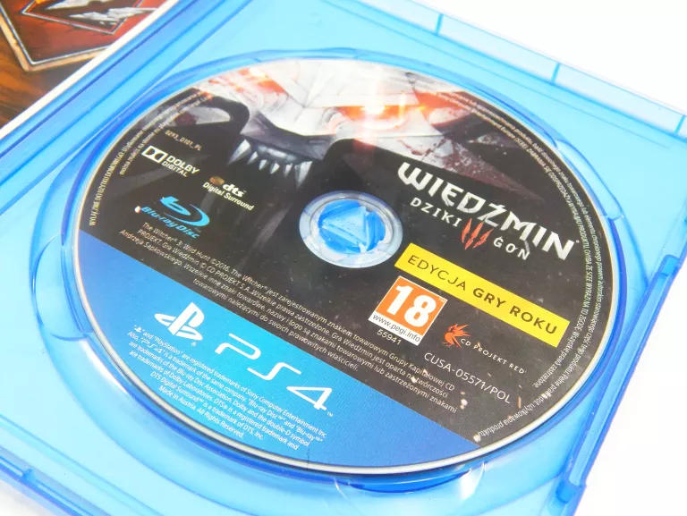 WIEDŹMIN 3 DZIKI GON PS4 POLSKI DUBBING PL GRA PS4