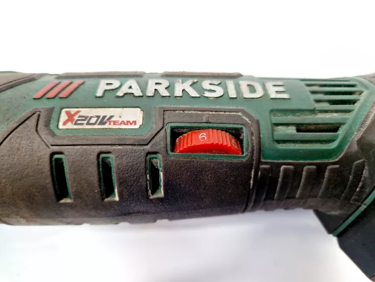 SZLIFIERKA KĄTOWA PARKSIDE PWSA 20-LI F4 + AKUMULATOR 20W 4.0AH +ŁADOWARKA
