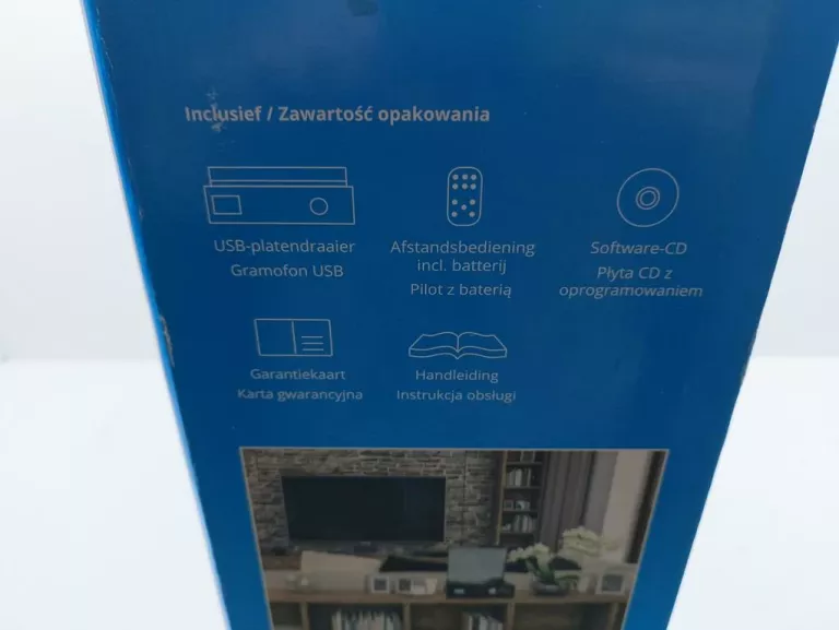 GRAMOFON I ODTWARZACZ KASET Z FUNKCJĄ DIGITALIZACJI MEDION LIFE MD43713