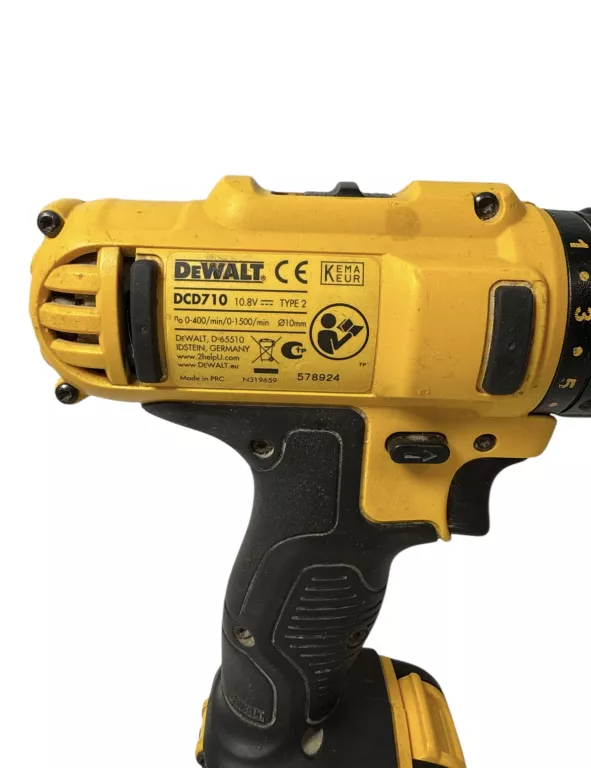 ZESTAW WKRĘTARKA DEWALT DCD710 2XAKU ŁADOWARKA LATARKA