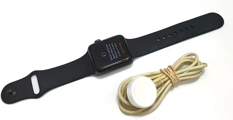 SMARTWATCH APPLE WATCH SERIES 3 42 MM - CZARNY