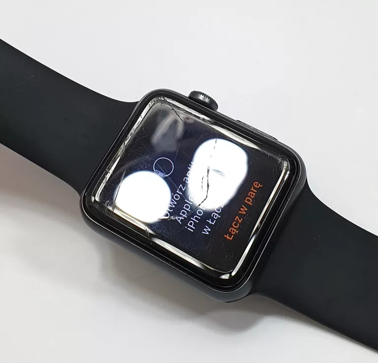SMARTWATCH APPLE WATCH SERIES 3 42 MM - CZARNY