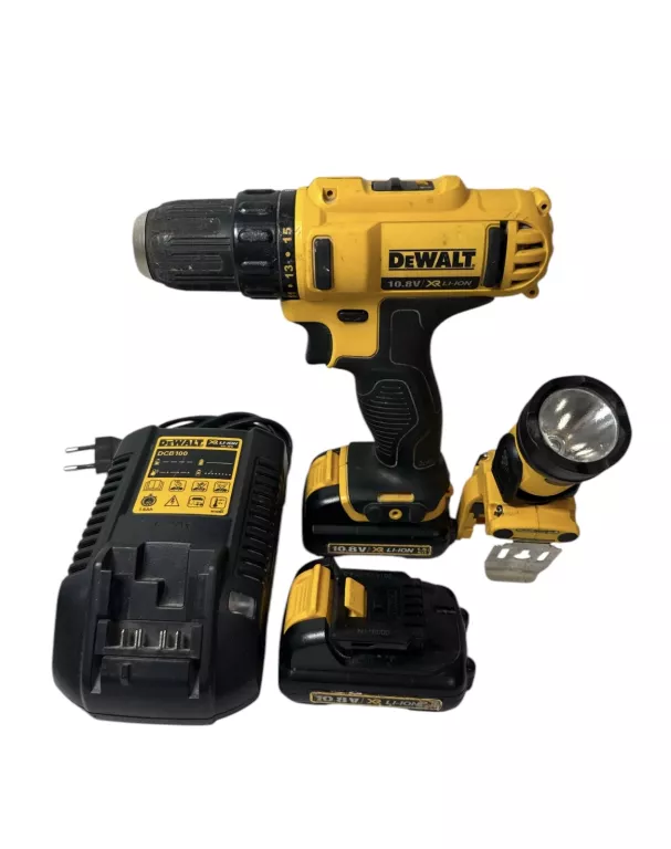 ZESTAW WKRĘTARKA DEWALT DCD710 2XAKU ŁADOWARKA LATARKA