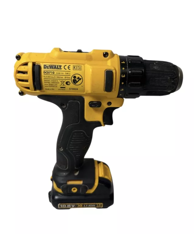 ZESTAW WKRĘTARKA DEWALT DCD710 2XAKU ŁADOWARKA LATARKA