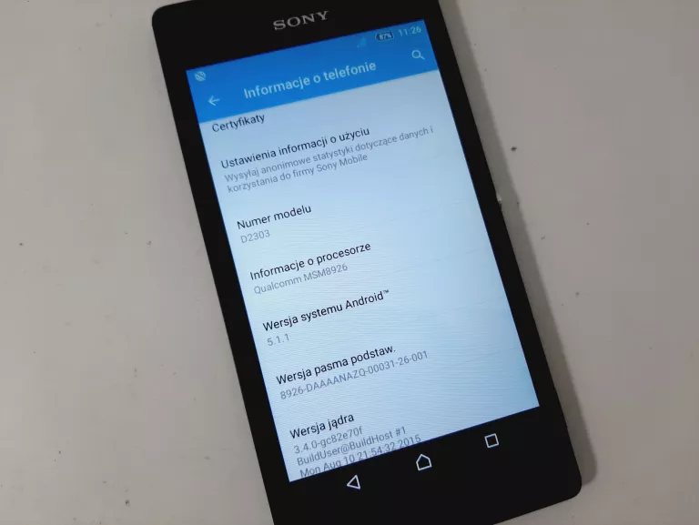 TELEFON SONY XPERIA M2 LTE