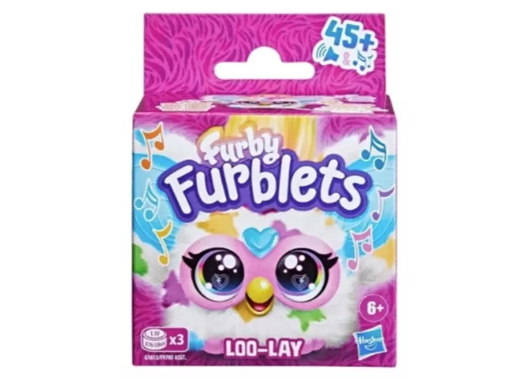 FURBY FURBIŚ FURBLETS INTERAKTYWNA MASKOTKA LOO-LAY GAMER GAME ON G1613