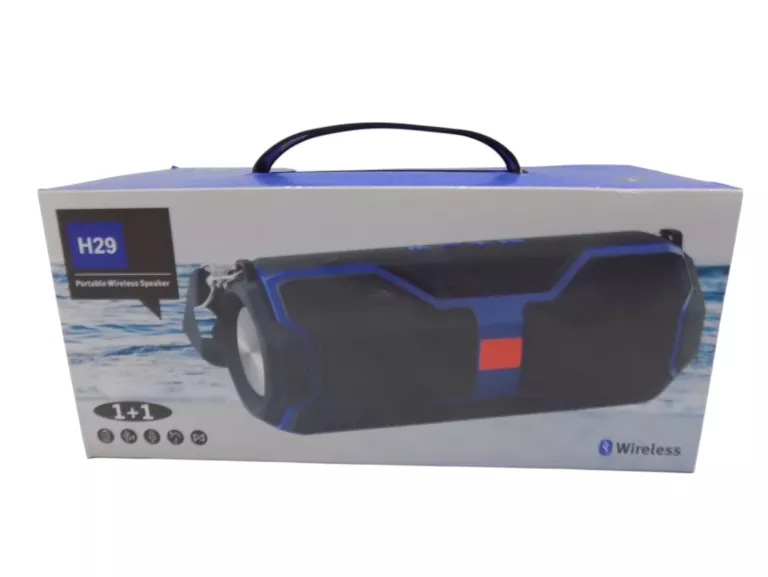 GŁOŚNIK 2022 XXL BLUETOOTH BEZPRZEWODOWY TUBA BASS H29 MOCNY