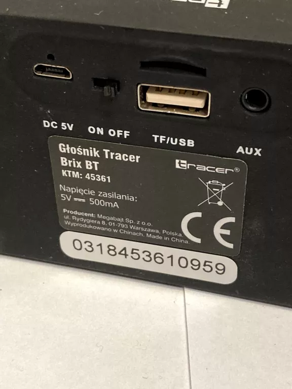 GŁOSNIK TRACER BRIX BT!POLECAM