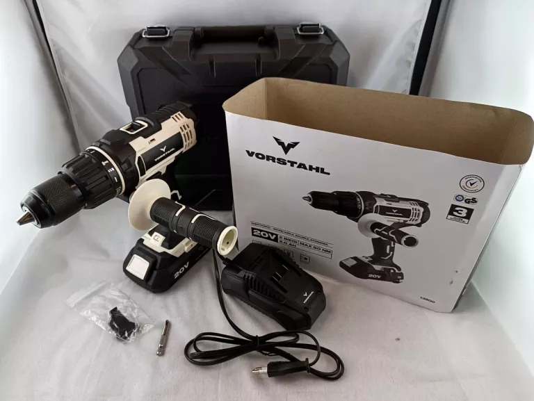 WIERTARKO-WKRĘTARKA UDAROWA AKUMULATOROWA 20V 50NM VORSTAHL 13600