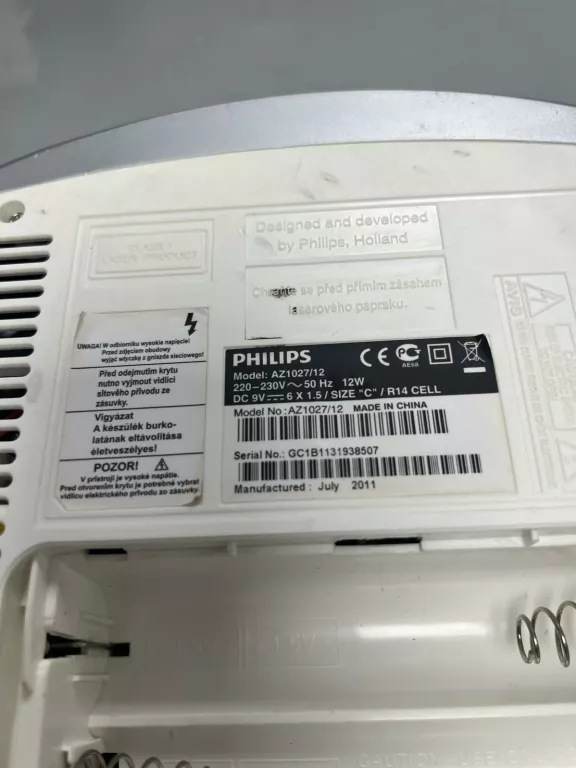 RADIOODTWARZACZ PHILIPS AZ 1027/12