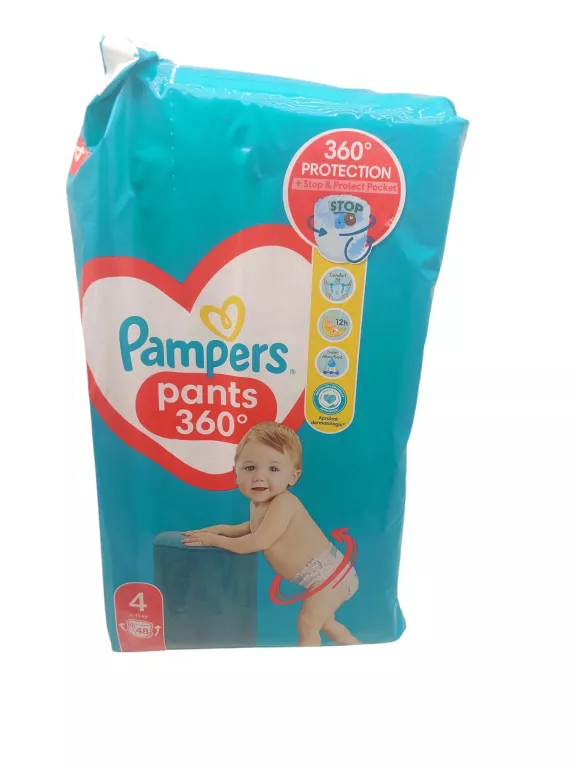 PIELUCHOMAJTKI PAMPERS PANTS ROZMIAR 4 48 SZT.