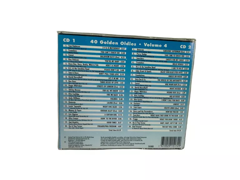 PŁYTA CD 40 GOLDEN OLDIES VOL 8 VARIOUS ARTISTS W OPAKOWANIU ZAMIENNYM