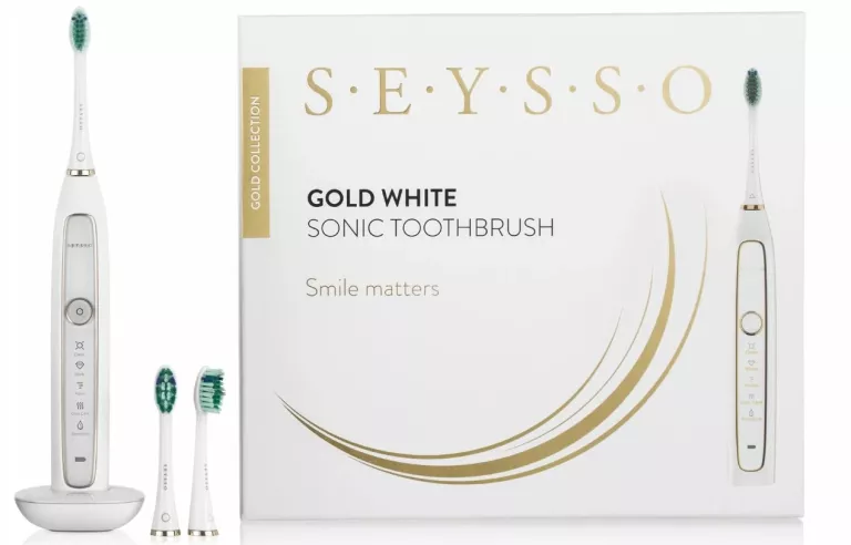 NAJSZYBSZA SZCZOTECZKA SONICZNA SEYSSO GOLD WHITE