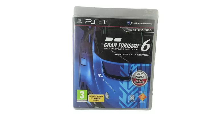 GRAN TURISMO 6 - GRA NA PS3
