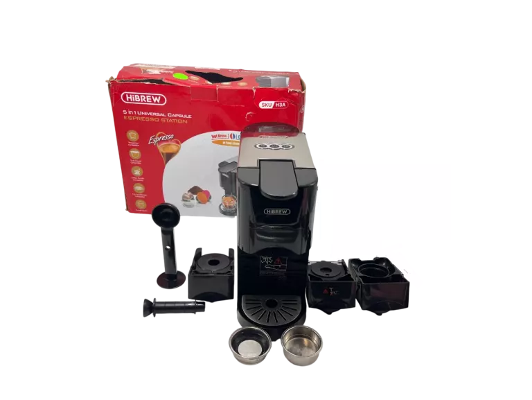 EKSPRES HIBREW H3A 2 SYSTEMY KAPSUŁEK 19 BARÓW 1450W