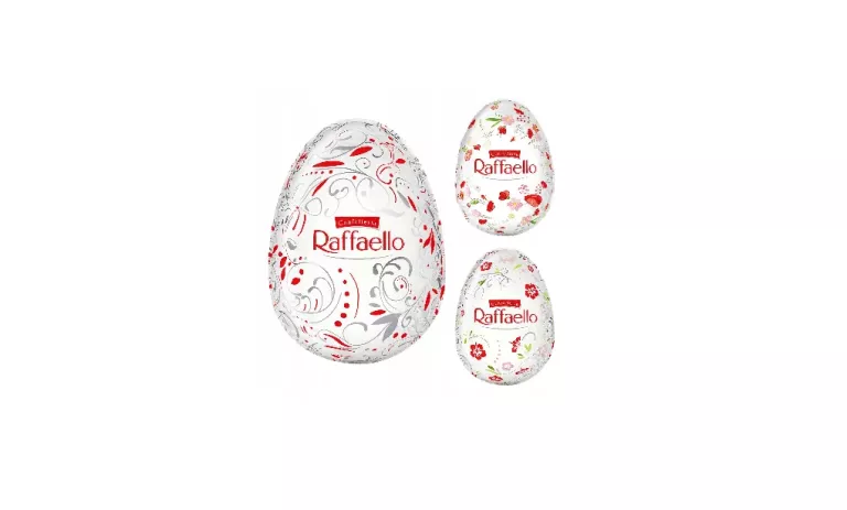 JAJKO Z CZEKOLADY RAFFAELLO CZEKOLADA BIAŁA KOKOSOWA ŚWIĘTA WIELKANOC 100G
