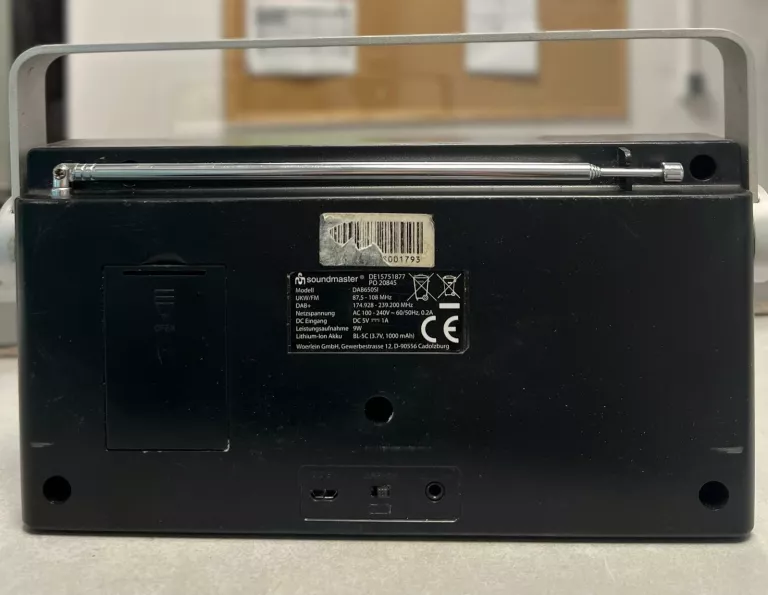 RADIO CYFROWE DAB+ FM SOUNDMASTER DAB650SI