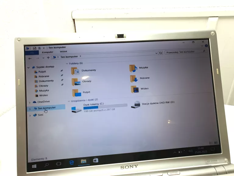 LAPTOP SONY VAIO PCG-5P1M ZASILACZ 320 GB HDD/4 GB INTEL CORE 2 DUO