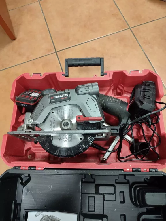 PARKSIDE PERFORMANCE AKUMULATOROWA PIŁA RĘCZNA TARCZOWA 12 V PHKSAP 12 A1