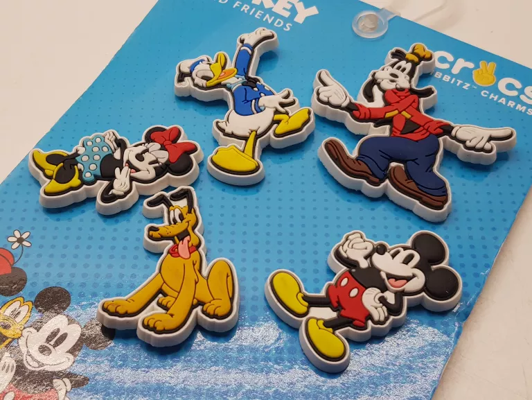 CROCS JIBBITZ MICKEY 5 PACK PRZYPINKI OZDOBA DO BUTÓW MYSZKA MIKI