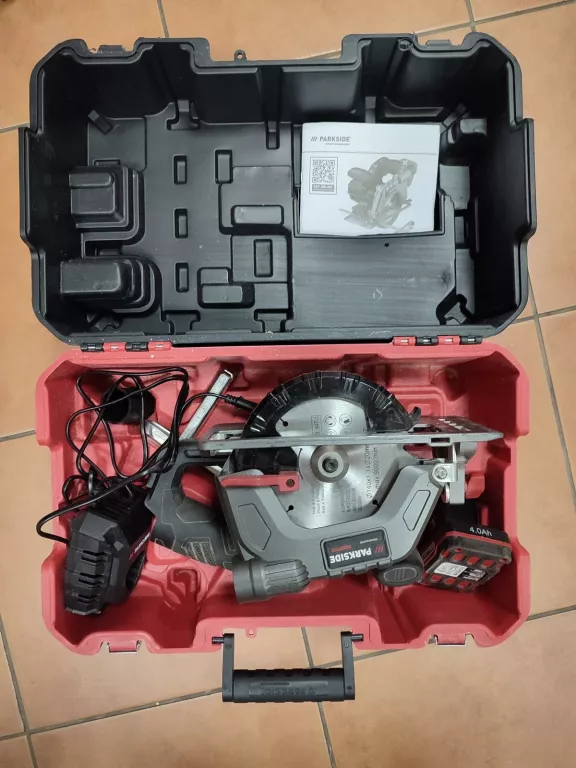PARKSIDE PERFORMANCE AKUMULATOROWA PIŁA RĘCZNA TARCZOWA 12 V PHKSAP 12 A1