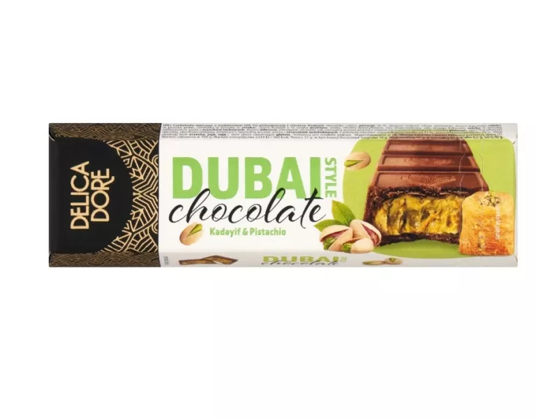 CZEKOLADA DUBAJSKA BATON DELICA DORE DUBAI CHOCOLATE STYLE 70 G