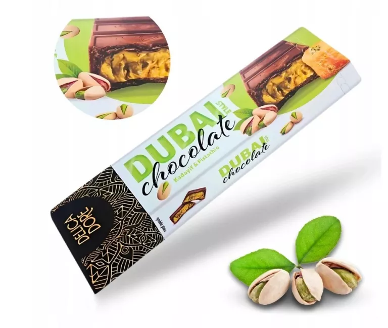 CZEKOLADA DUBAJSKA BATON DELICA DORE DUBAI CHOCOLATE STYLE 70 G
